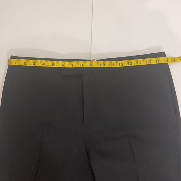 YVES ST LAURENT Black wool pants size 12  $95 - Picture 9 of 12